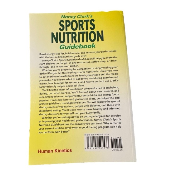 2/$10 Nancy Clark's Sports Nutrition Guidebook Sixth Edition - Picture 2 of 4
